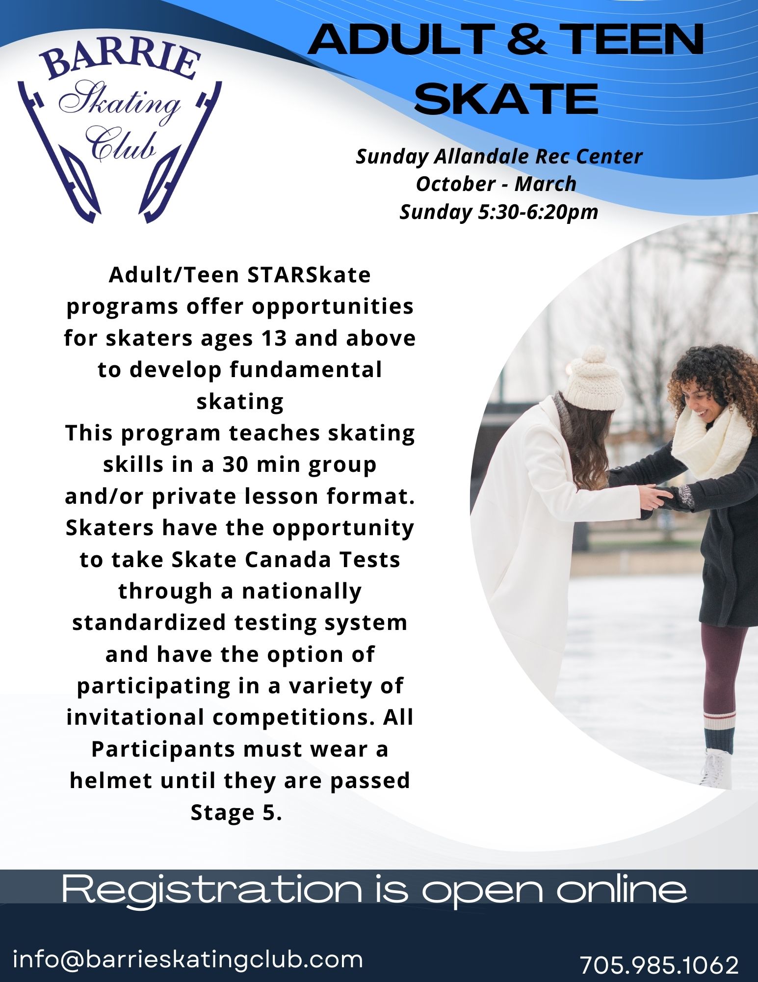 Adult Barrie Skating Club